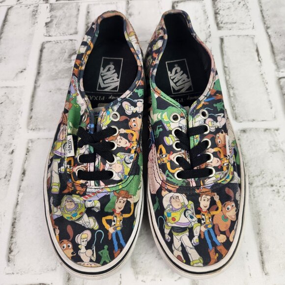 Vans x Disney Pixar Toy Story Men's 8 Women's 9.5 Woody Buzz Lightyear Rex Hamm - Picture 9 of 10